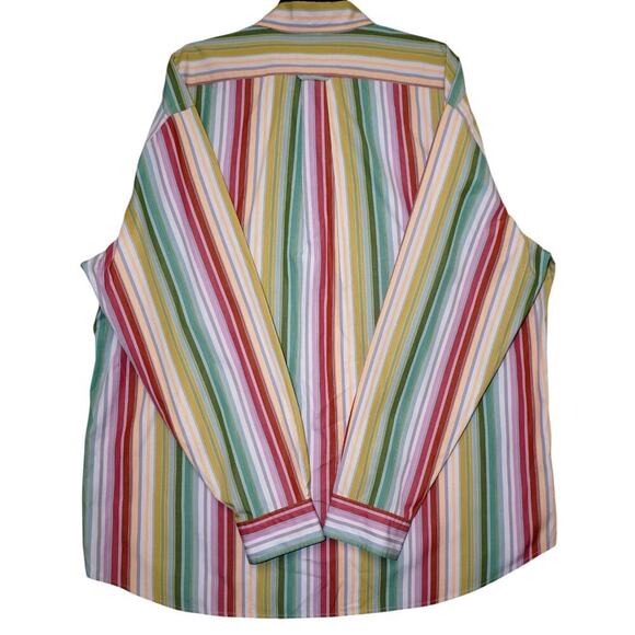 Faconnable Colorful Striped Shirt - Size XXL - Picture 6 of 6